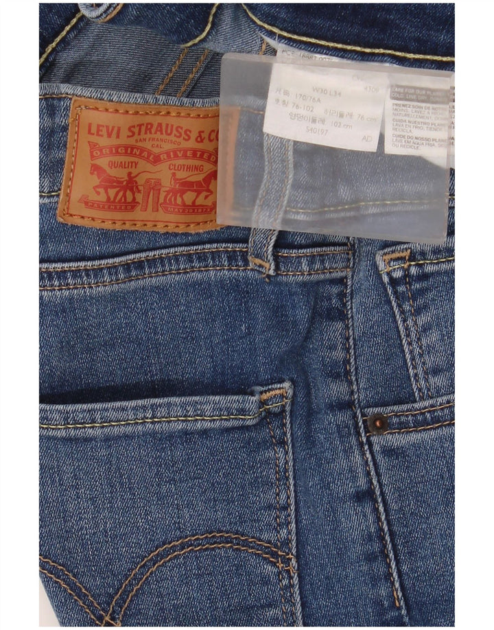 Jeans skinny feminino Levi's W30 L26 azul