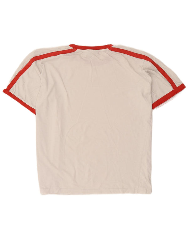 Camiseta masculina Puma Top XL branca colorblock