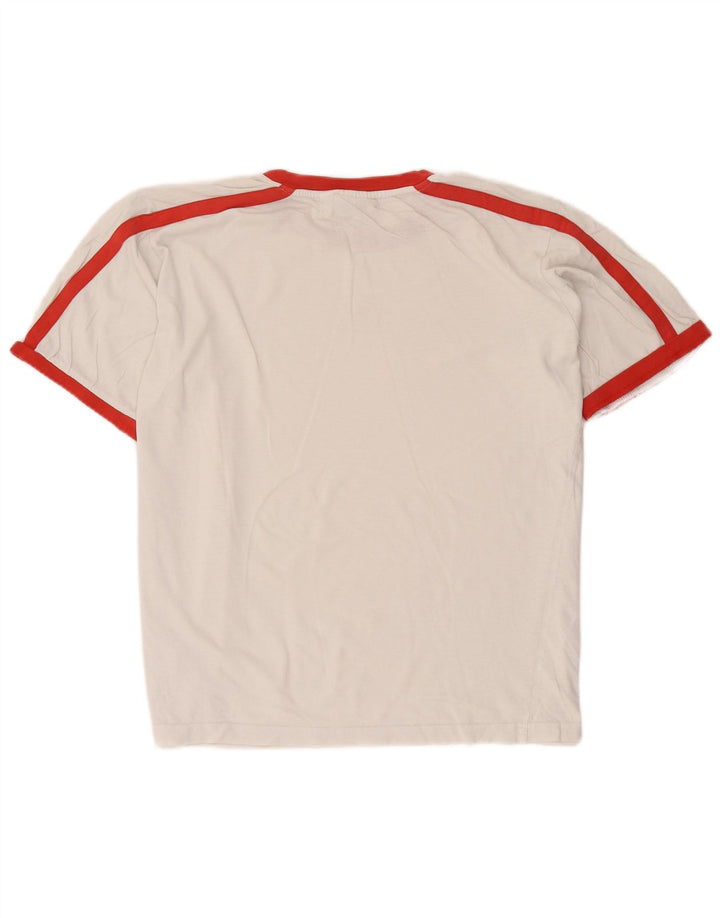 Camiseta masculina Puma Top XL branca colorblock