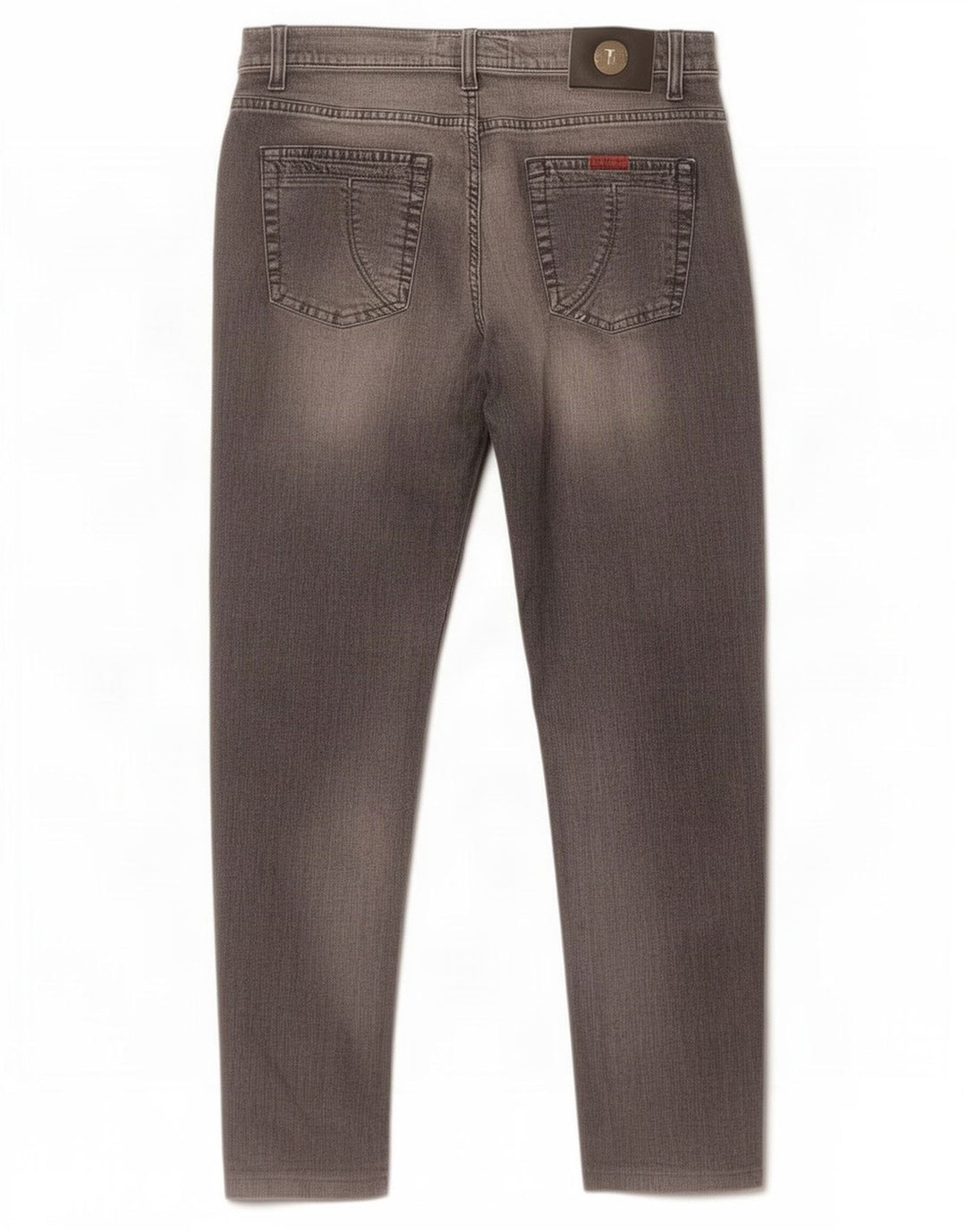 Trussardi Mens Slim Jeans W32 L30 Cinza Algodão