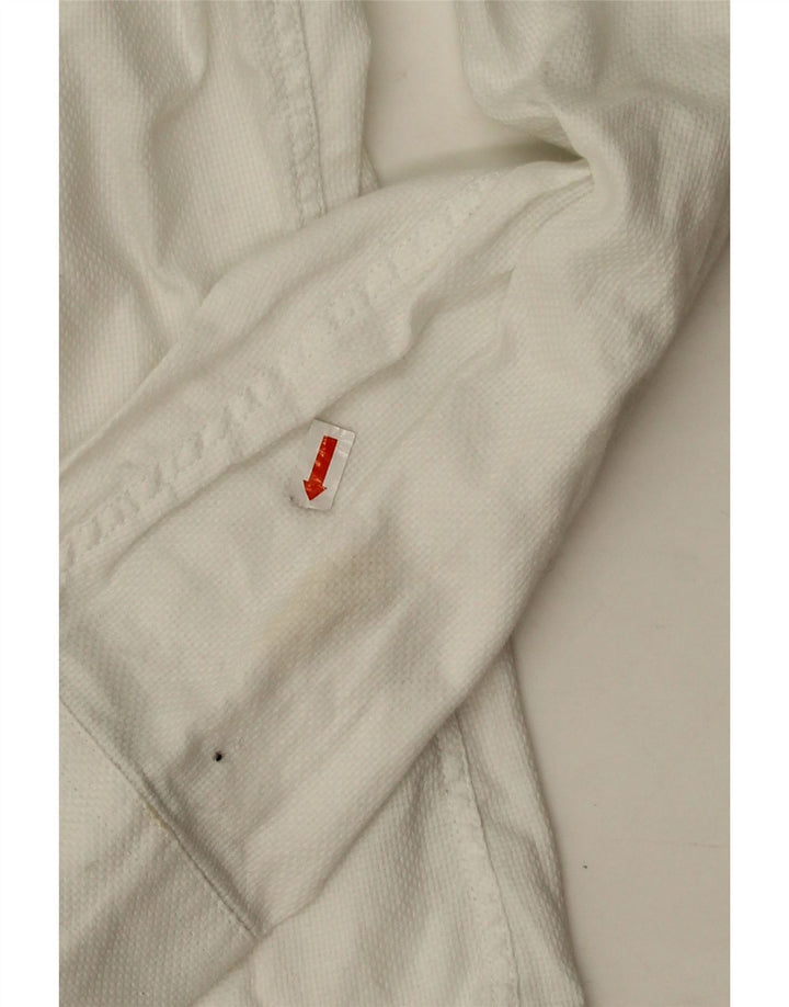 Camisa masculina Ted Baker de ajuste regular tamanho 15 1/2 algodão branco médio