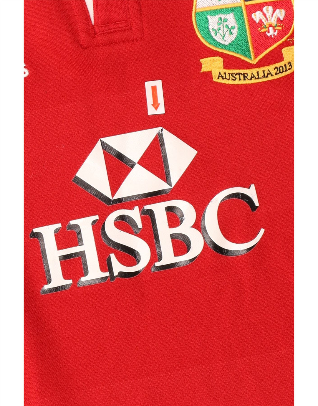 ADIDAS Boys Australia 2013 Graphic Polo Shirt 9-10 Years Vermelho Poliéster