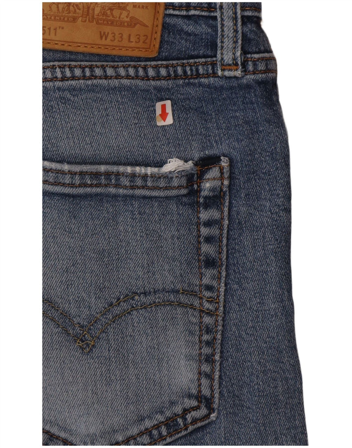 Jeans Levis 511 Slim Masculino W33 L32 Azul