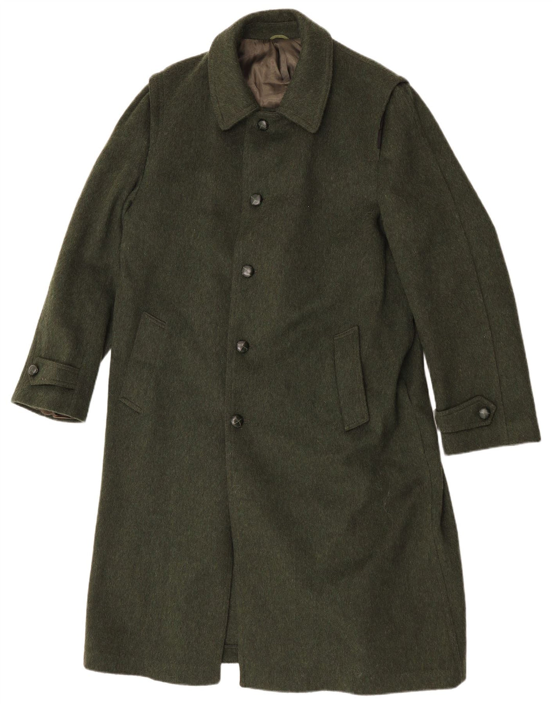 Sobretudo masculino Dolomiten IT 52 XL lã verde