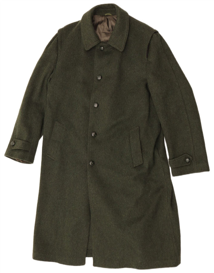 Sobretudo masculino Dolomiten IT 52 XL lã verde
