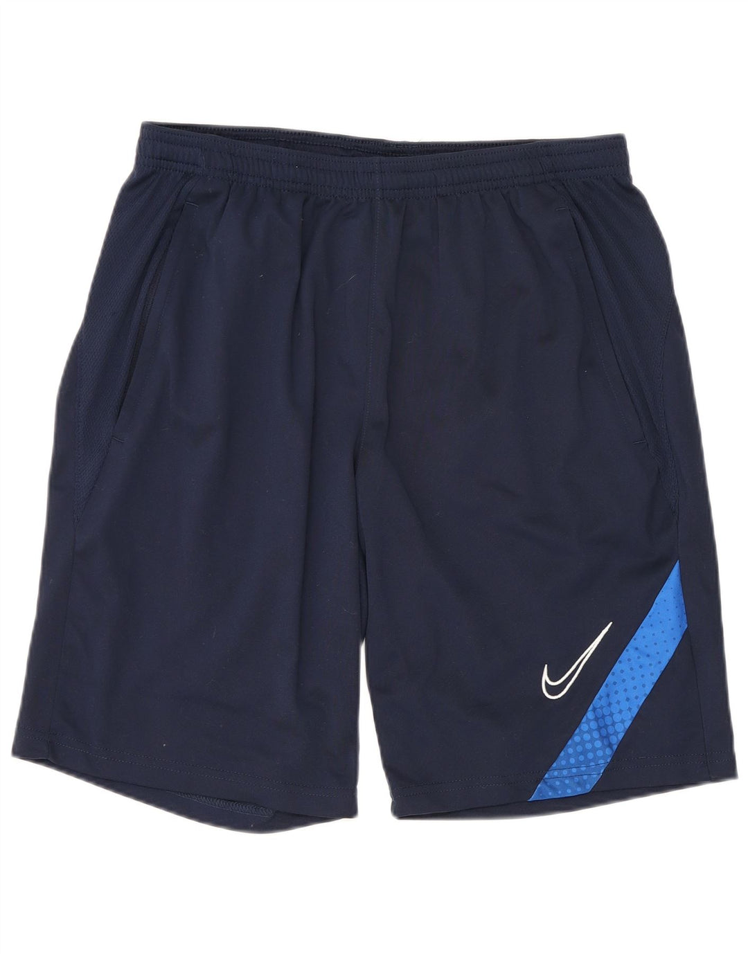Shorts esportivos masculinos Nike Regular Fit grandes de poliéster azul marinho