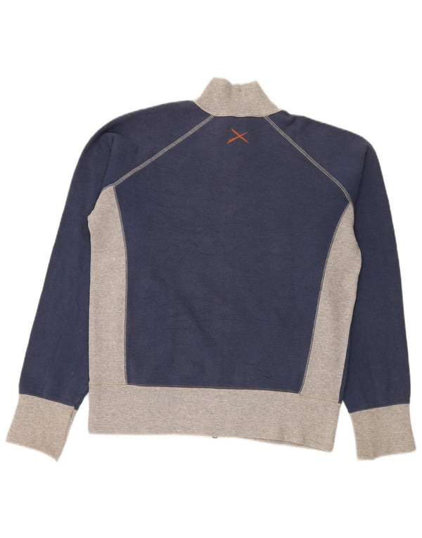 Lee Mens Treino Top Jaqueta Grande Algodão Colorblock Azul