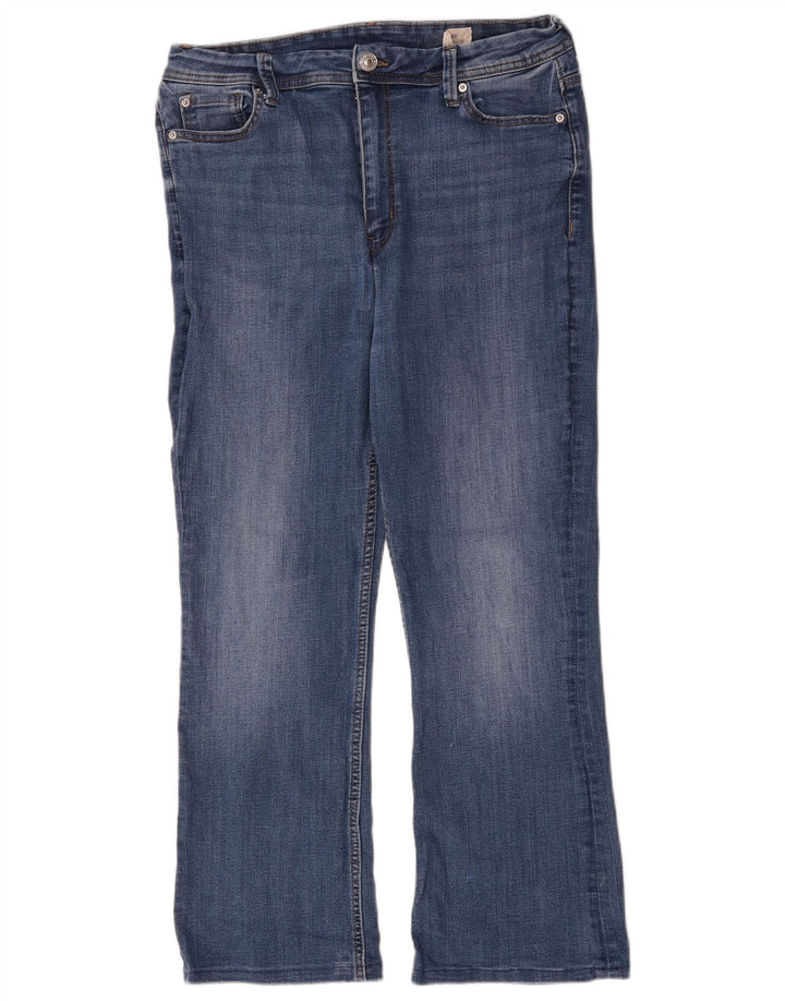 Jeans feminino Marks & Spencer Bootcut W32 L26 algodão azul