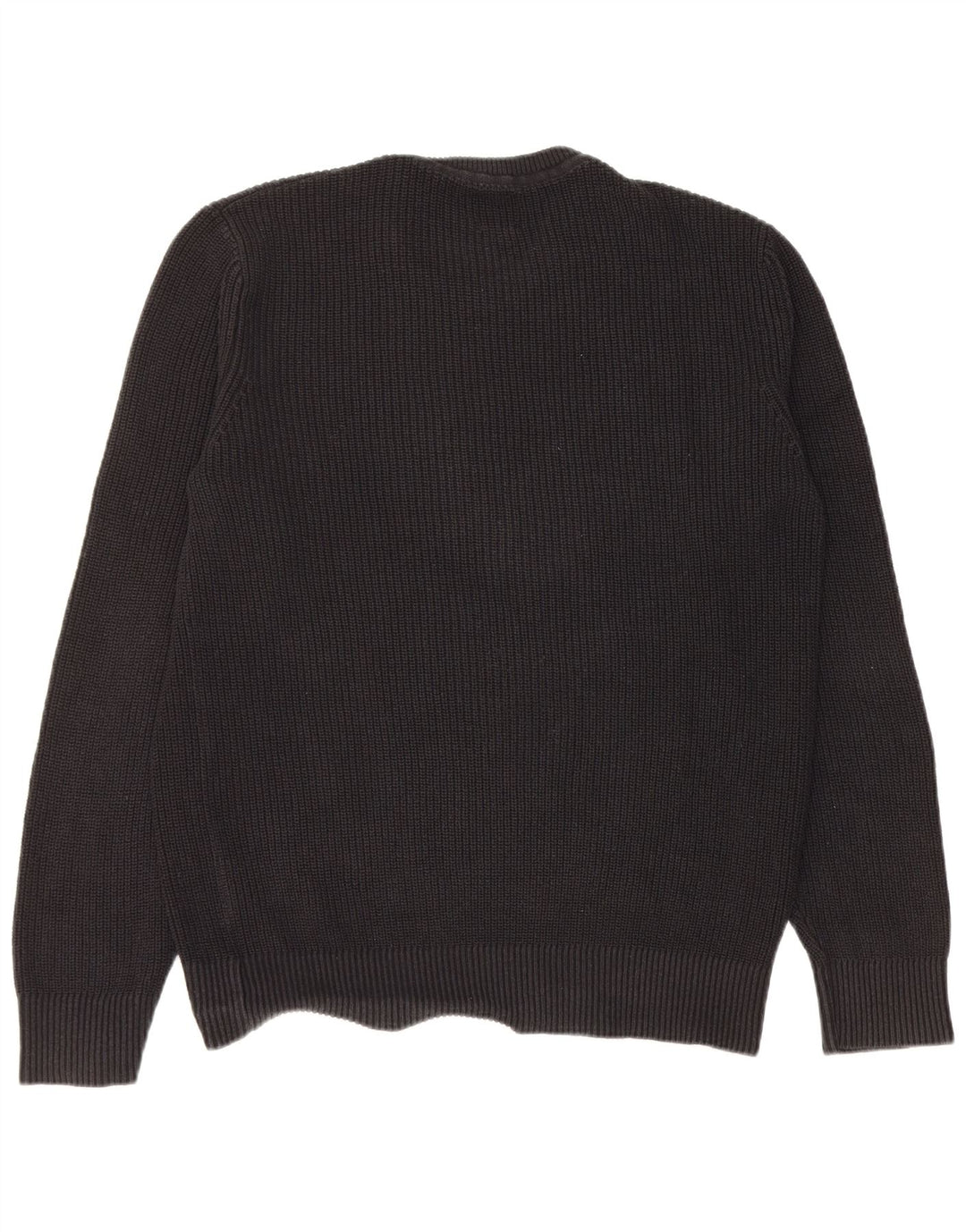 Suéter masculino Gap com gola redonda, algodão preto médio