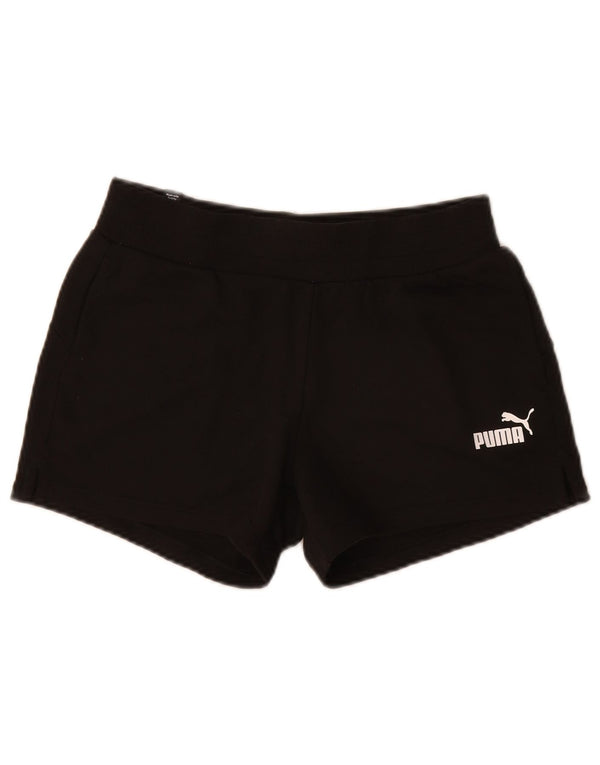 Shorts esportivos femininos Puma UK 10 pequenos pretos