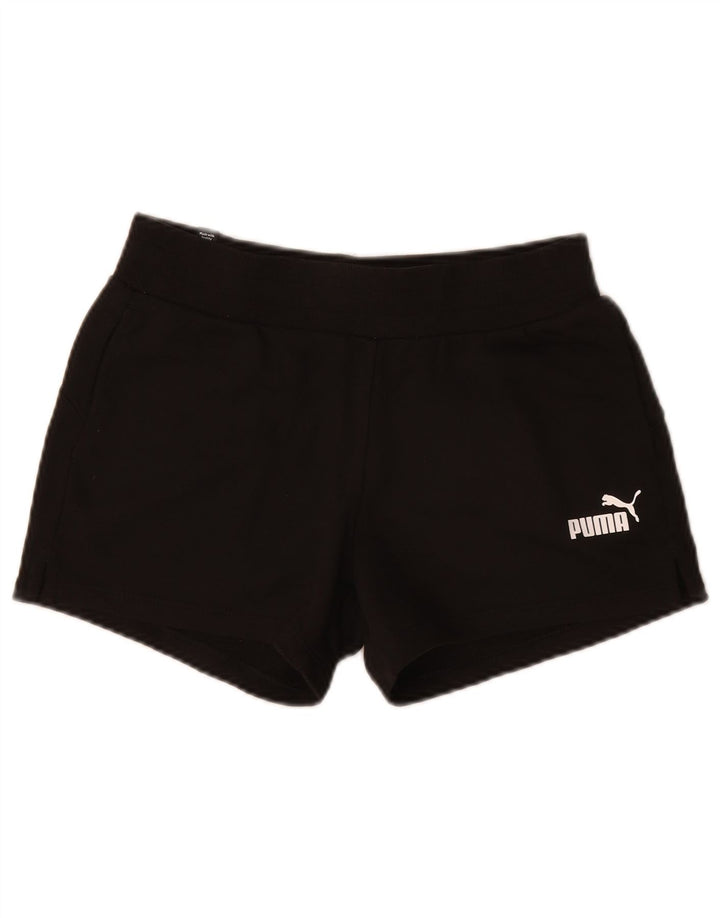 Shorts esportivos femininos Puma UK 10 pequenos pretos