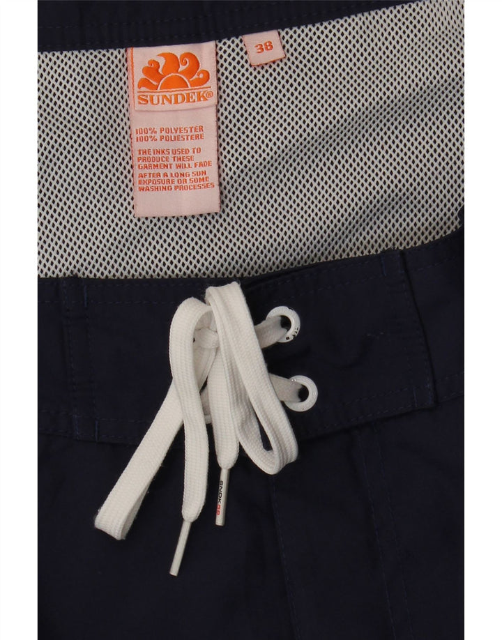 Shorts de natação masculino Sundek XL azul marinho poliéster