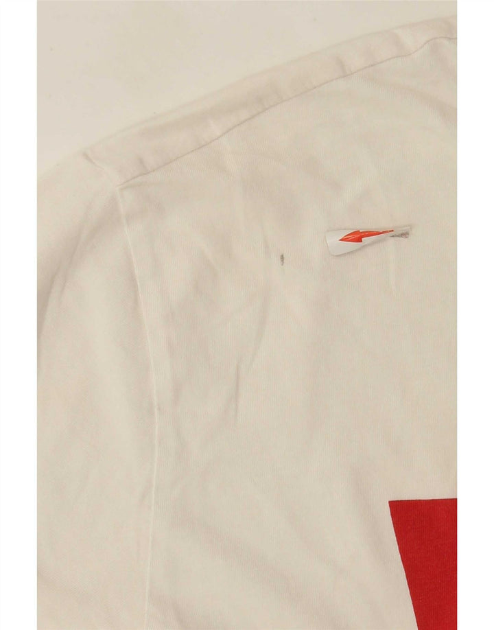 Camiseta gráfica masculina Levi's Top grande de algodão branco