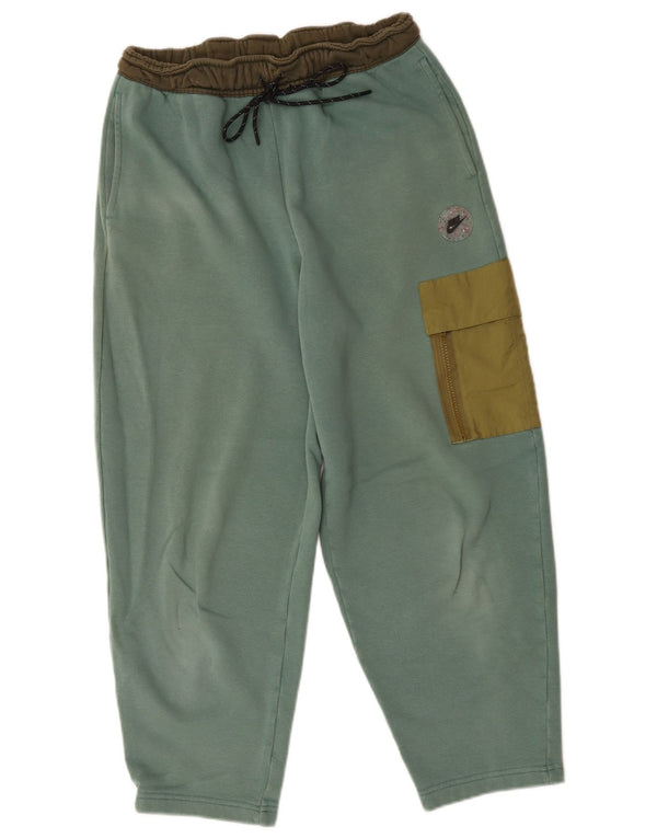 Nike Mens Cargo Calças de treino Joggers Medium Green Colourblock