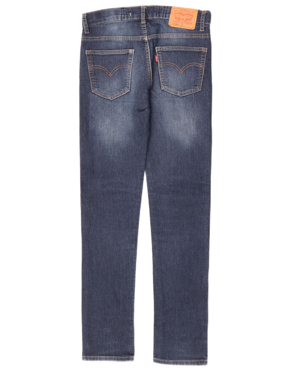 Levi's Meninos 510 Jeans Skinny 13-14 Anos W28 L30 Azul