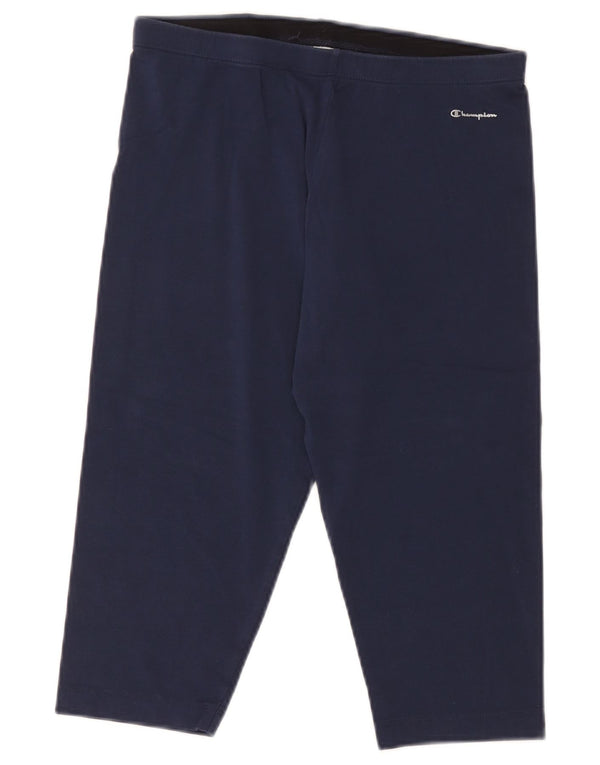 Leggings Capri Femininas Champion UK 18 XL Azul Marinho Algodão