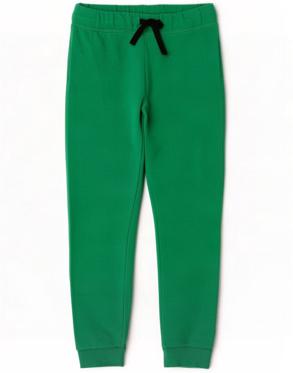 Benetton Womens Graphic Tracksuit Calças Joggers UK 12 Verde Médio