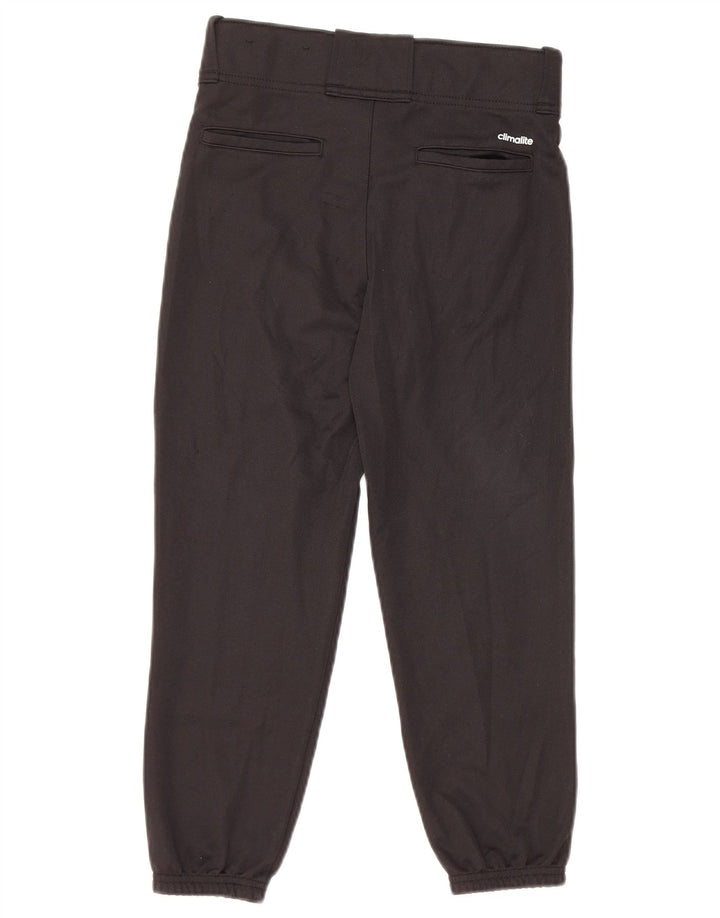 Adidas meninos climalite calças de treino joggers 9-10 anos médio preto