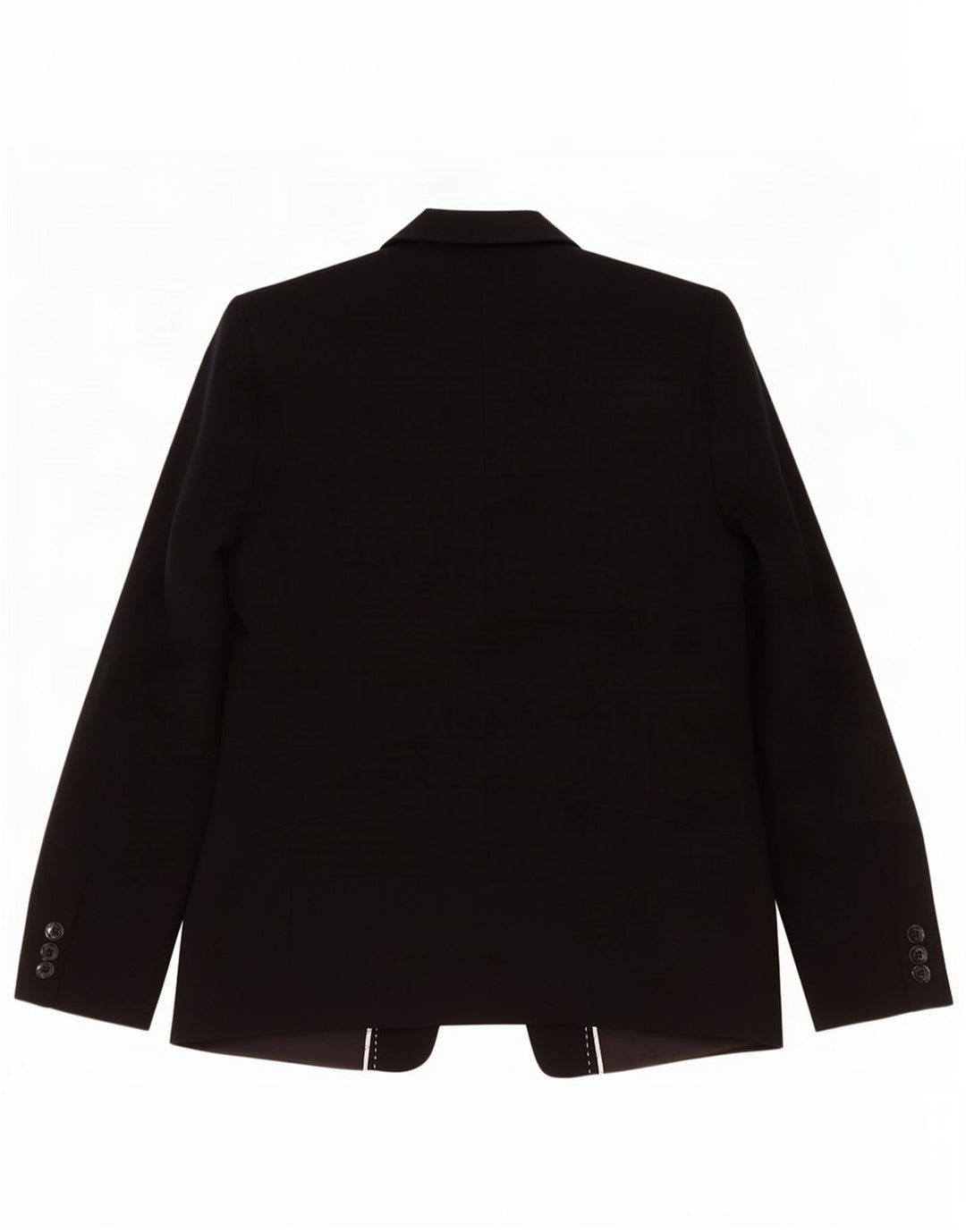 Jaqueta blazer feminina Marks & Spencer com 1 botão Reino Unido 14 poliéster preto médio