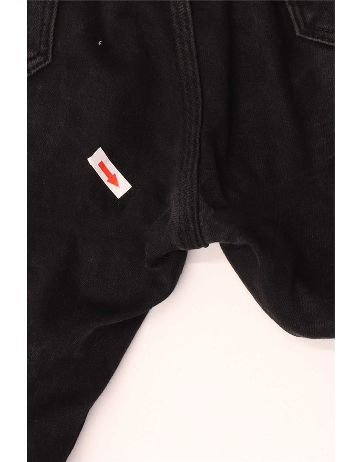 Calvin Klein Mens Jeans Slim W35 L29 Algodão Preto