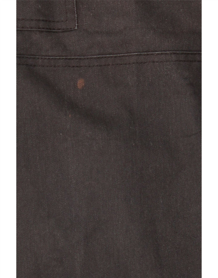 Calças cargo retas masculinas Dickies W34 L29 poliéster preto