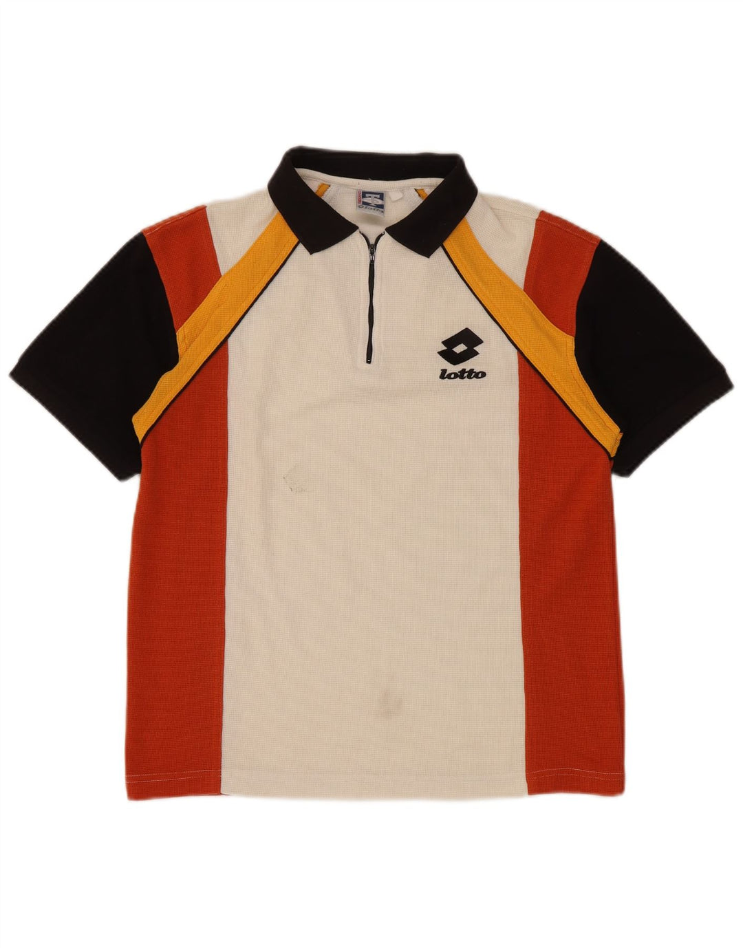 Camisa polo masculina LOTTO Reino Unido 36/38 pequena cor branca de poliéster