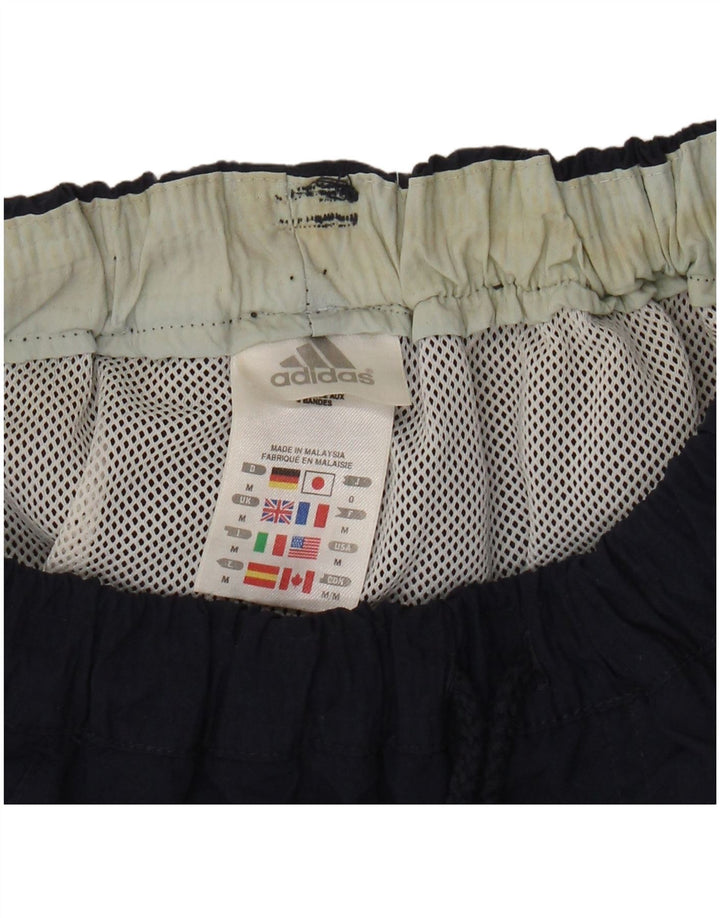 Shorts esportivos masculinos Adidas médio azul marinho poliamida