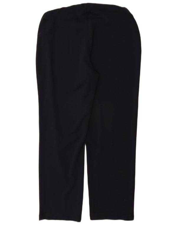 Calça casual feminina Marks & Spencer UK 14 grande W32 L28 azul marinho