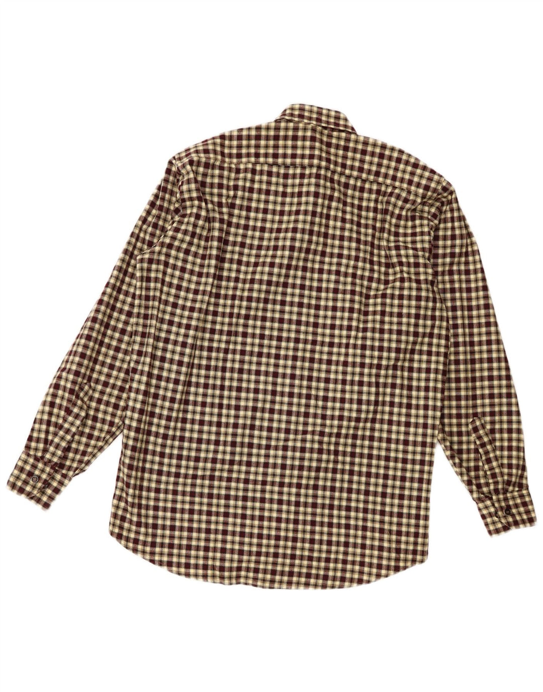 Camisa masculina de flanela VINTAGE média xadrez multicolorida