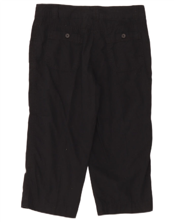 Calça capri feminina Marks & Spencer reta UK 12 médio W32 L20 preta