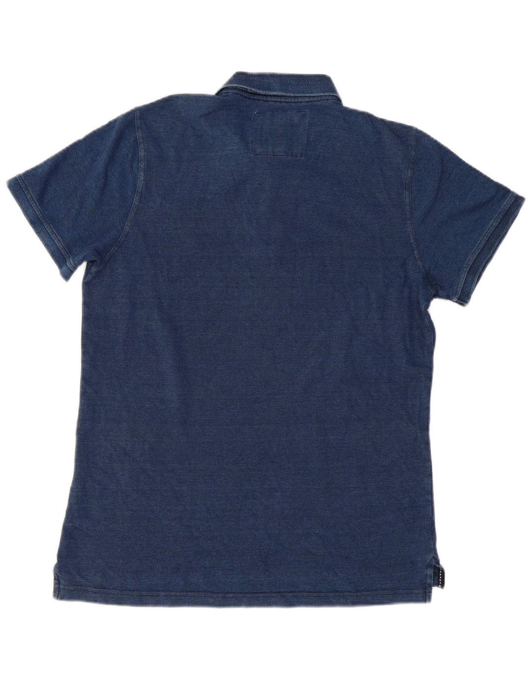 Camisa polo masculina Crew Clothing algodão azul marinho médio