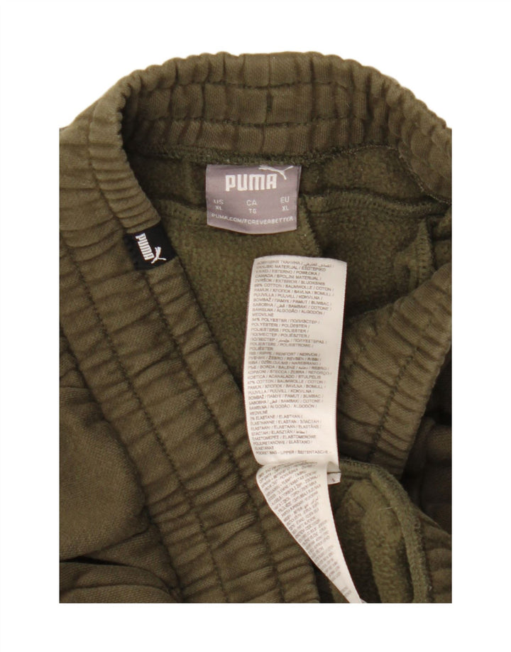 Calça de treino masculina PUMA Joggers XL algodão verde