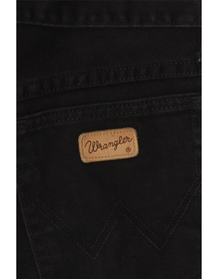 Wrangler Calça jeans reta masculina W32 L30 preta