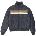 Jaqueta acolchoada masculina Sun68 UK 44 2XL azul marinho poliamida colorblock