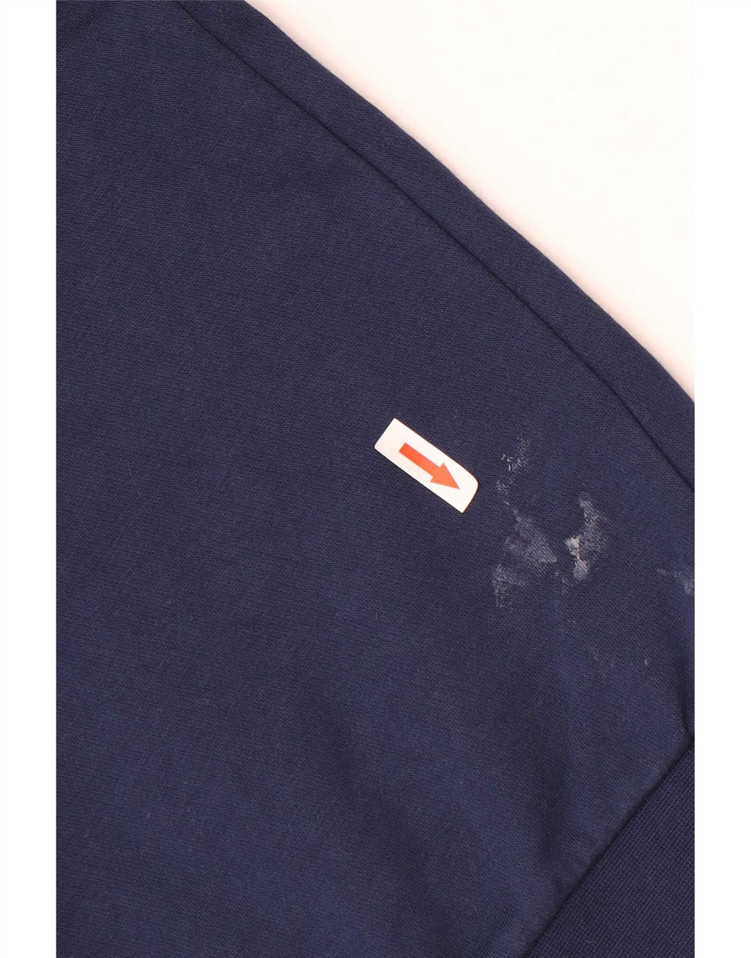 Adidas Mens Graphic Moletom Jumper Pequeno Algodão Azul Marinho