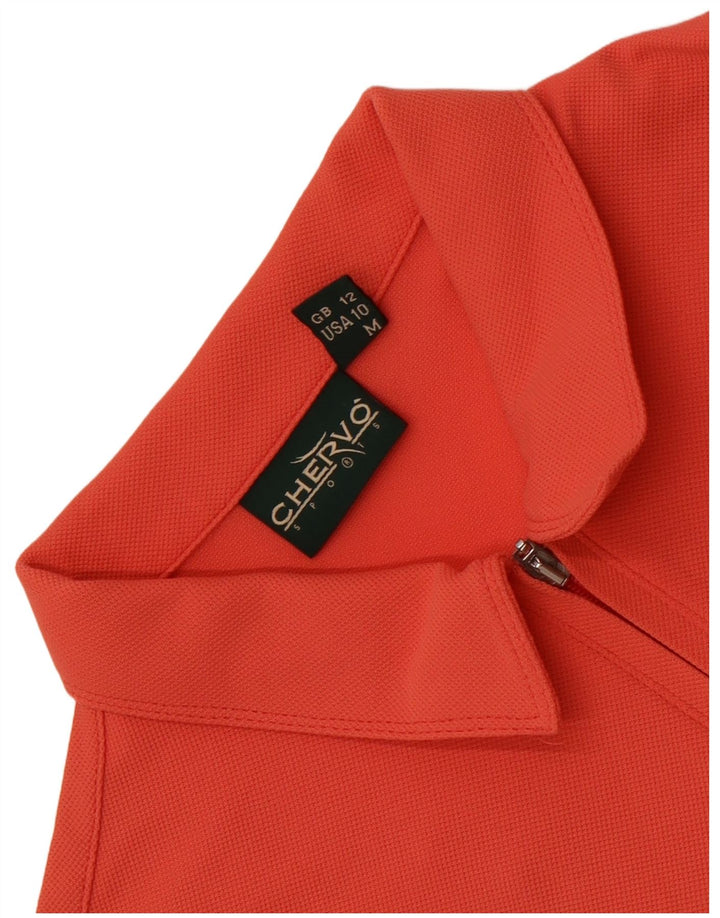 Camisa polo feminina Chervo UK 12 laranja médio