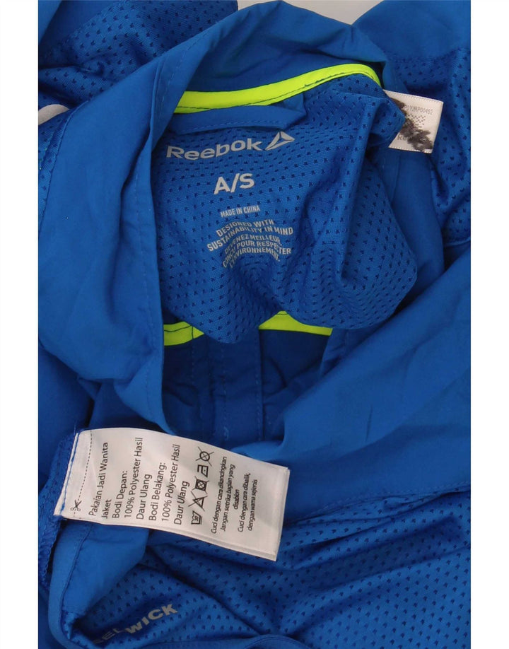 Jaqueta Reebok Boys Graphic Tracksuit Top 9-10 Anos Pequeno Azul Poliéster
