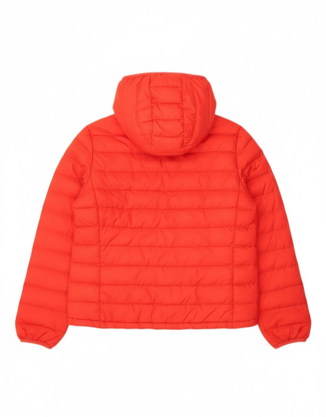 Jaqueta acolchoada com capuz feminina Levi's UK 16 grande poliéster vermelho