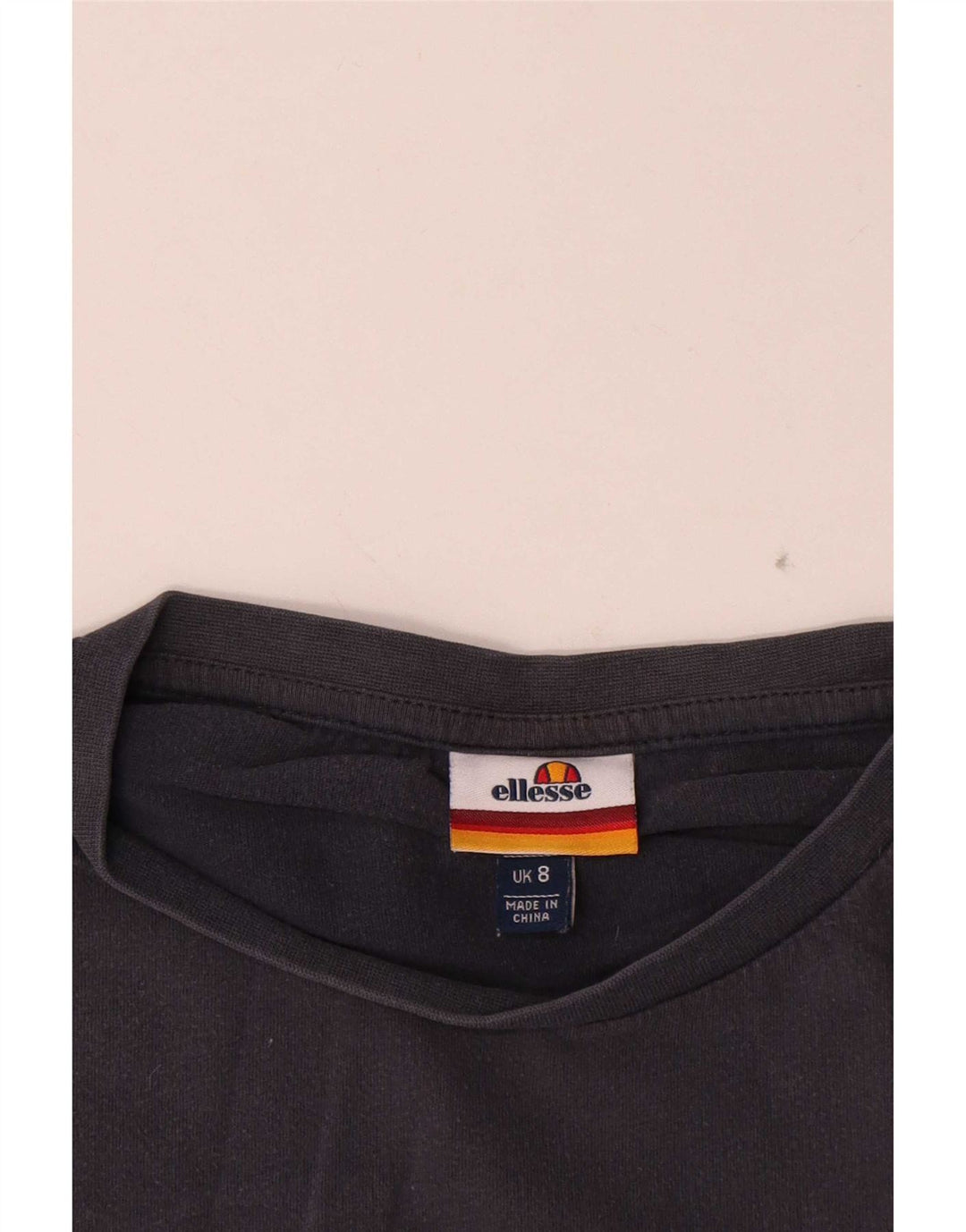 Ellesse Camiseta Feminina Crop Graphic Top Reino Unido 8 Pequeno Cinza