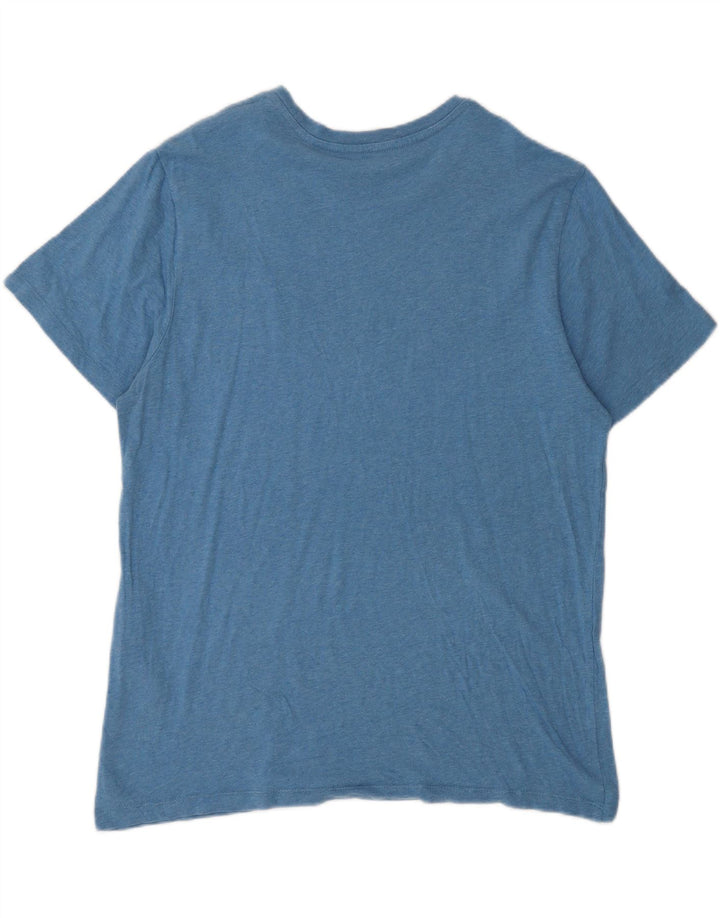 Camiseta gráfica masculina Levi's Top grande de algodão azul