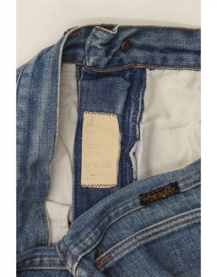 Jeans Wrangler Feminino Slim W27 L34 Azul Algodão