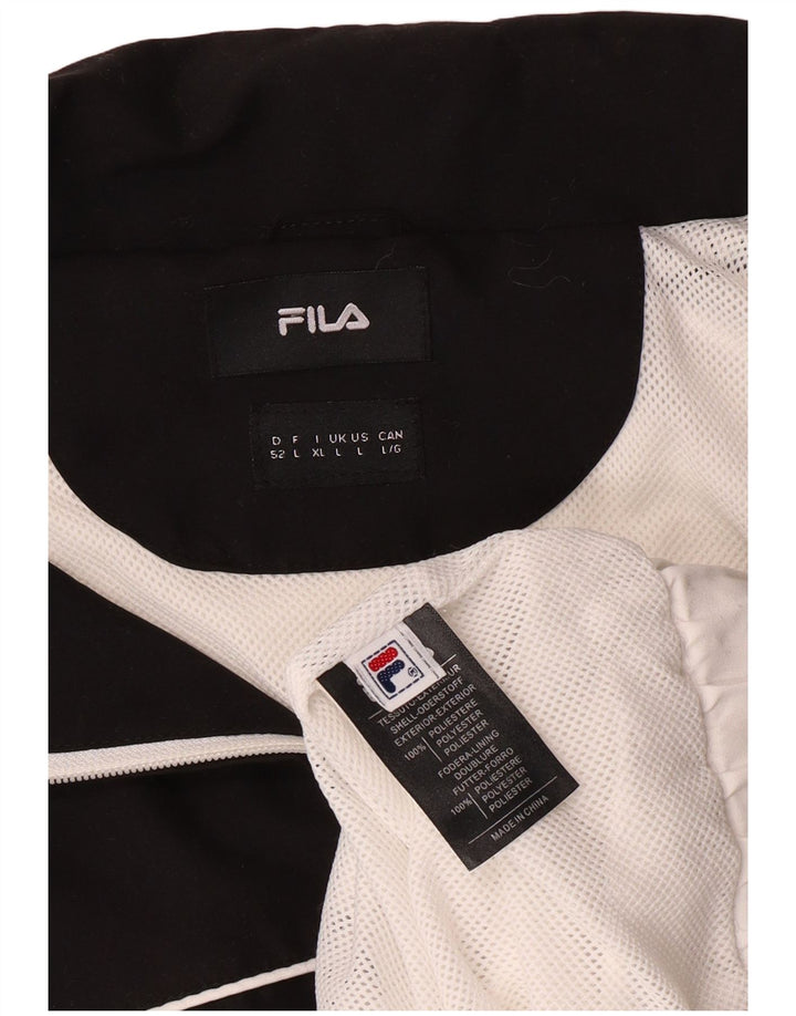 Fila Mens Tracksuit Top Jacket Grande Off White Colourblock Poliéster