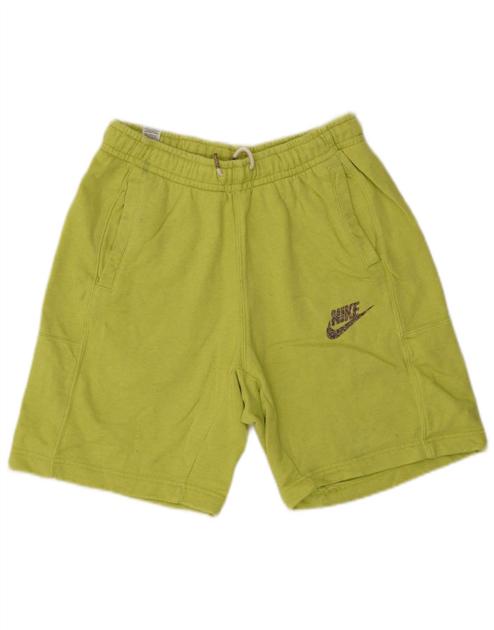 Nike Mens Sport Shorts Pequeno Algodão Verde