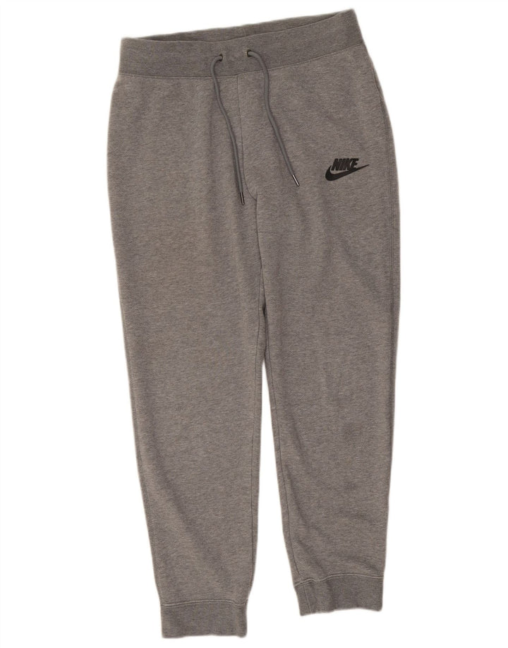 Calça de treino feminina Nike Joggers UK 14 algodão cinza médio