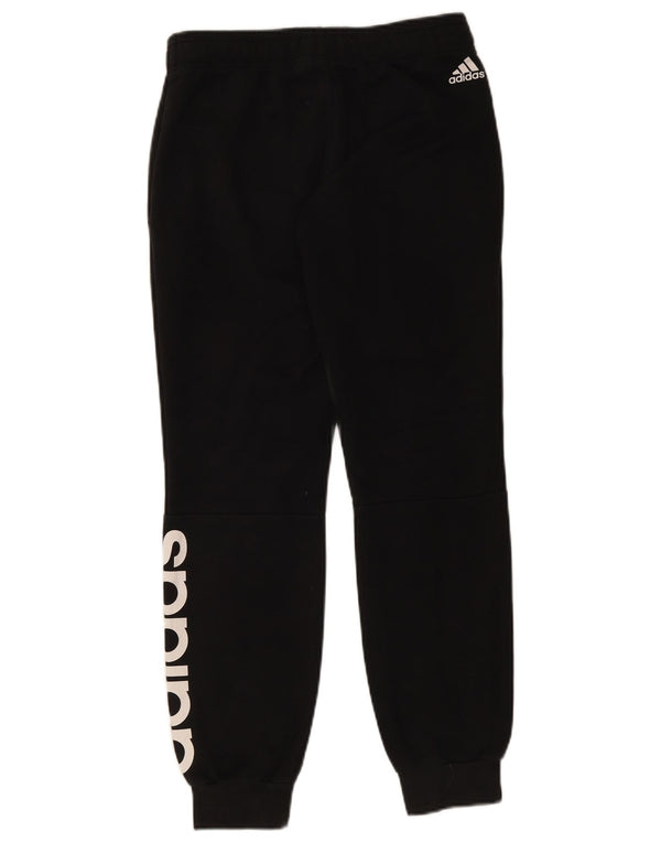 Adidas Womens Graphic Tracksuit Calças Joggers UK 8/10 Small Black Sports