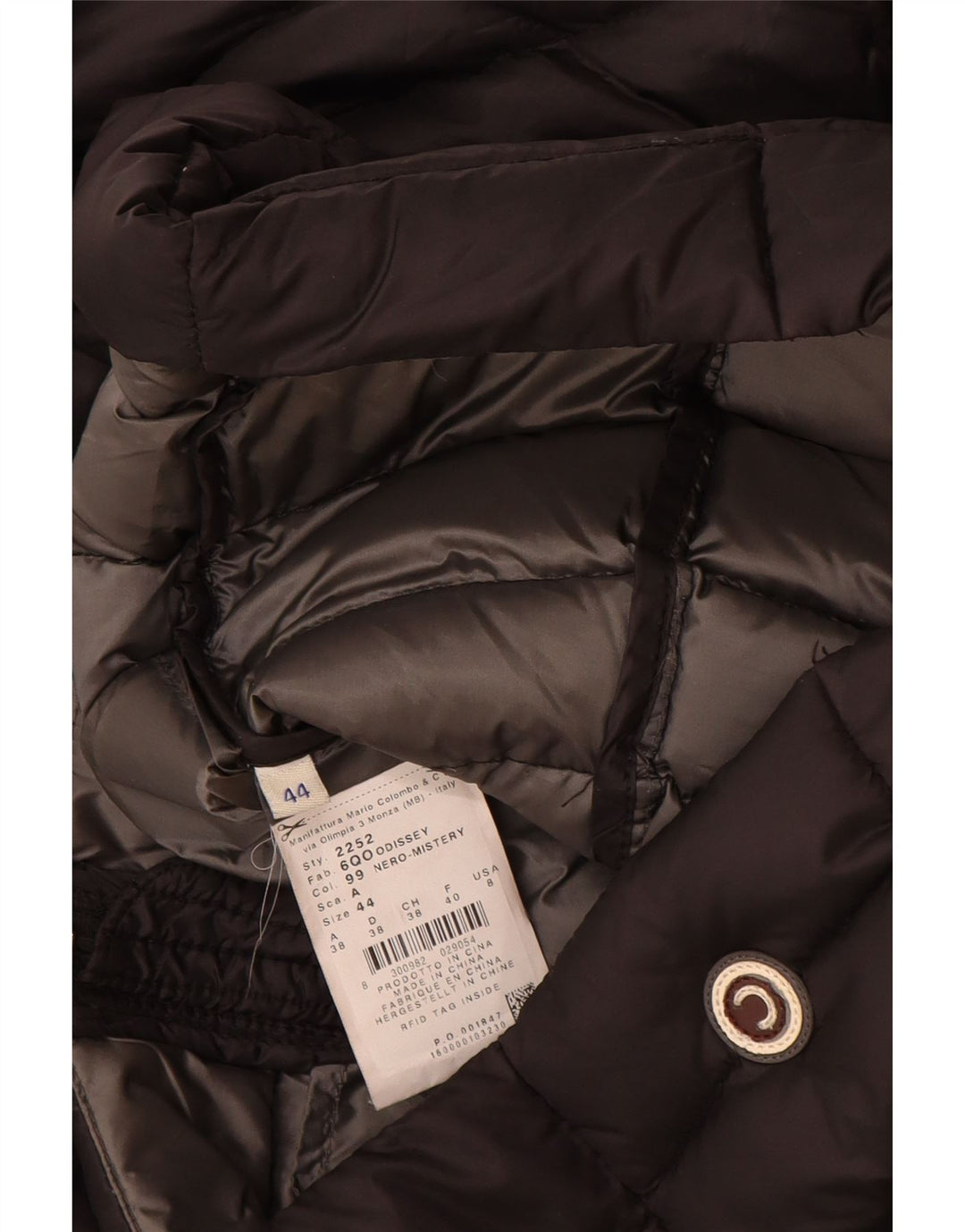 Jaqueta acolchoada com capuz feminino COLMAR IT 44 poliamida preta média