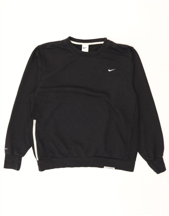 Nike moletom masculino jumper grande algodão preto