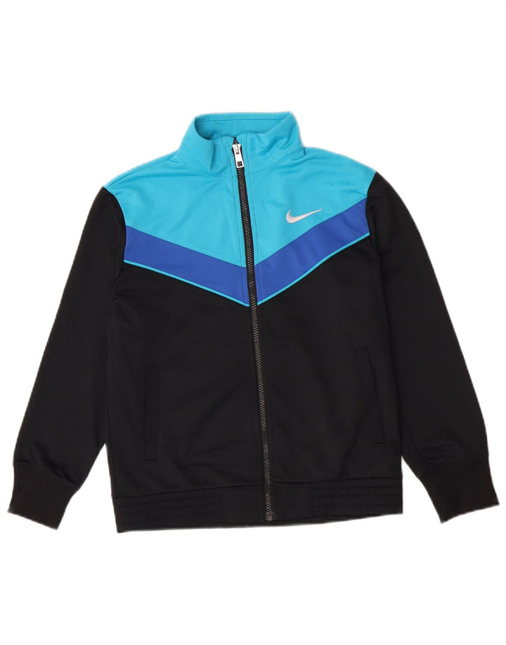 Jaqueta Nike Boys Tracksuit Top 10-11 Anos Médio Preto Colorblock