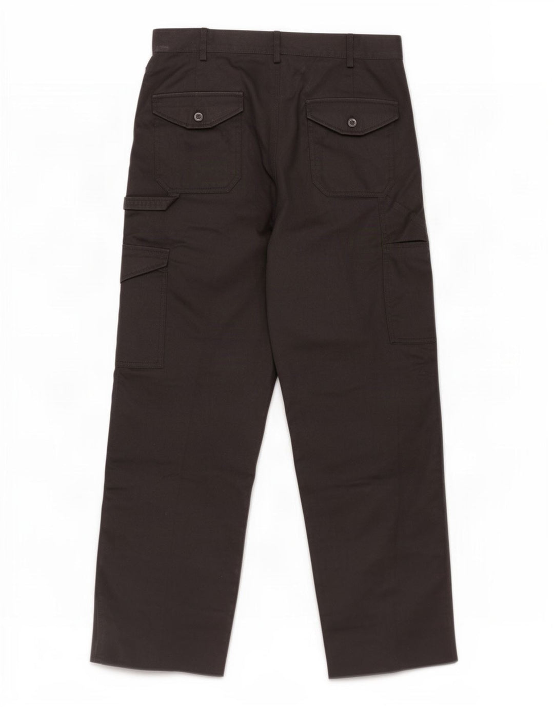 Calças cargo retas masculinas Dickies W34 L29 poliéster preto