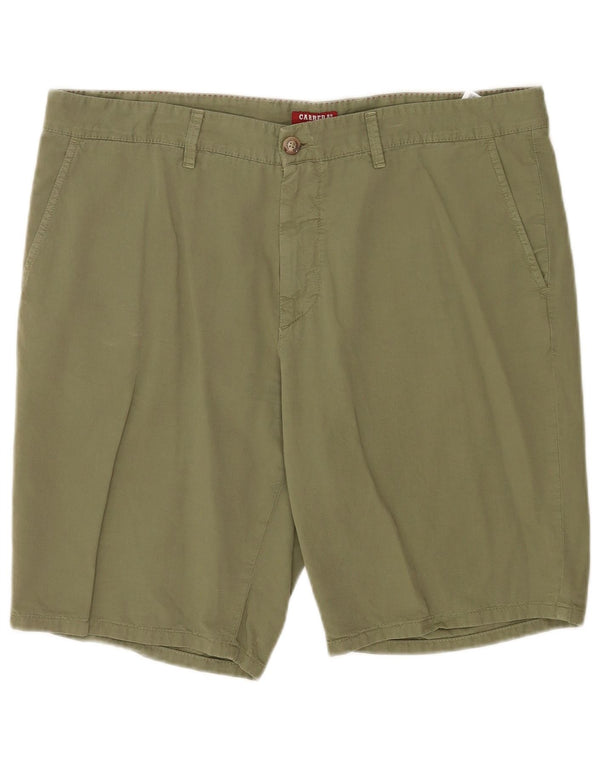 Carrera Mens Regular Fit Chino Shorts W38 XL Algodão Verde